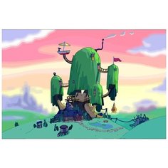 Картина по номерам время приключений пейзаж - 3