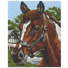 Набор для вышивания "Старая конюшня", 26x32 см, Палитра