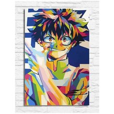 Картина по номерам на холсте Аниме Моя геройская академия - 7603 В 20x30