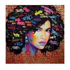 Алмазная мозаика “Арт девушка-8” 30х30см. Fashion