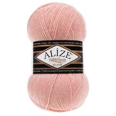 Пряжа Alize Superlana klasik (Суперлана Классик) - 1 моток 363 нежная роза 25% шерсть, 75% акрил 280м/100г