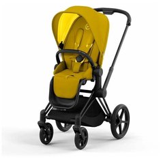 Коляска 2 в 1 Cybex PRIAM IV Mustard Yellow шасси Matt Black