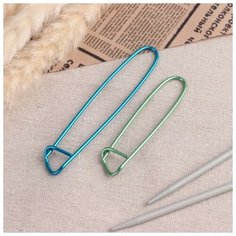 Набор вспомогательных булавок для вязания, 9/11,5 см, 2 шт, цвет микс./В упаковке шт: 1 Арт Узор