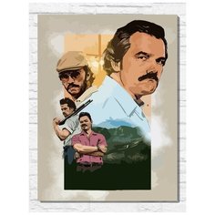 Картина по номерам на холсте Narcos Rise of the Cartels (нарки, PS, Xbox, PC, Switch) - 10383 30x40