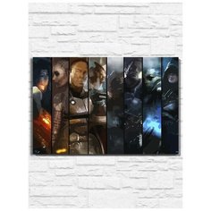 Картина по номерам на холсте игра Mass Effect 2 (PS, Xbox, PC, Switch) - 11123 Г 60x40