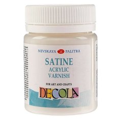 Лак акриловый Decola, на водной основе, сатиновый, 50 мл