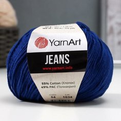 Пряжа "Jeans" 55% хлопок, 45% акрил 160м/50гр Нет бренда