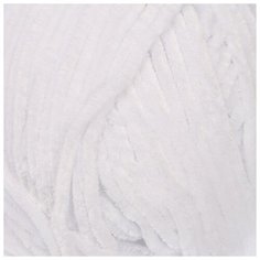 Пряжа "Velour" 100% микрополиэстер 170м/100г (840 белый) Yarn Art