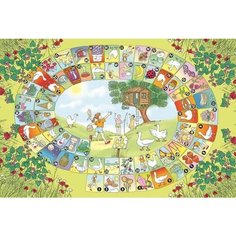 Игровой коврик 150х100 см Игра-ходилка Гусёк , не скользит, Achoka Бельгия