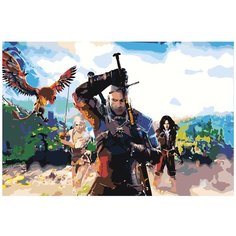 Картина по номерам, "Живопись по номерам", 72 x 108, z7096v2