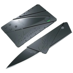 Подарочный Нож визитка складной / нож-кредитка канцелярский / cardsharp нож туристический компактный Мир удивительных товаров