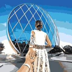 Картина по номерам Следуй за мной. Абу Даби на стену Палитра забав