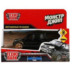 Модель PICKUP-12MUD-BK UAZ PICKUP монстр джип 12 см черный Технопарк в коробке