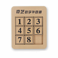 Головоломка игра "15" пятнашки QiYi (MoFangGe) Number Sliding Klotski Magnetic 3x3 Lite