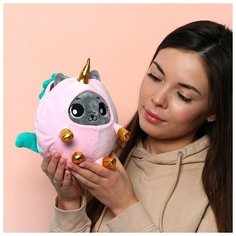 Мягкая игрушка "Котик в костюме единорожки" Milo Toys