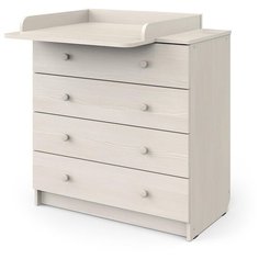 Детские комоды Атон М Комод ODIN 804 ЛДСП с роликовыми направляющими (бодега светлый)