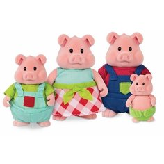Игровой набор Lil Woodzeez Семья свинок