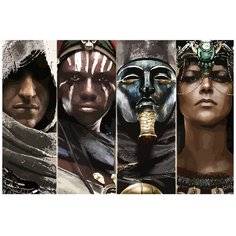 Картина по номерам на холсте Assassins Creed Origins египетские боги - 3