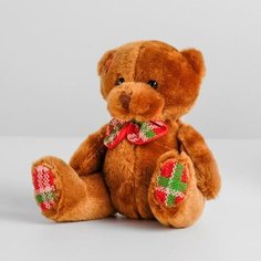 Мягкая игрушка "Мишутка с бантом в клетку" Нет бренда