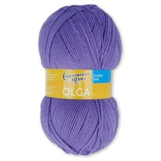 Пряжа Семеновская пряжа Olga, 50 % шерсть, 50 % акрил, 500 г, 392 м, 5 шт., 272 колокольчик