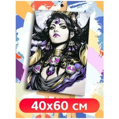 Картина по номерам Игра Hades (Аид, Боги, Мифология, Никта, Загрей, Зевс) - 8049 В 60x40