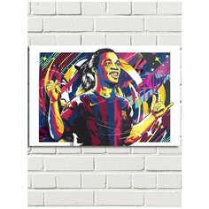 Картина по номерам Спорт футбол Рональдиньо (Барселона) - 8383 Г 60x40