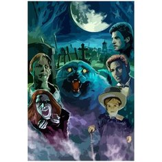 Картина по номерам на холсте кладбище домашних животных стивен кинг - 2178 40X60