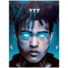 Картина по номерам на холсте Музыка XXX Tentacion - 6105 В 30x40