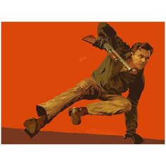 Картина по номерам на холсте однажды в голливуде и леонардо ди каприо - 2276