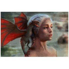 Картина по номерам на холсте игра престолов - 4
