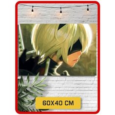 Картина по номерам на холсте игра Nier Automata 5852