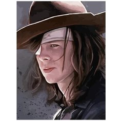 Картина по номерам на холсте ходячие мертвецы - 4 30X40