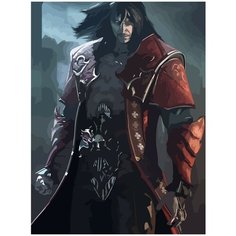 Картина по номерам на холсте Castlevania вампир - 1 30X40