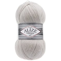 Пряжа ALIZE Superlana Tig (Суперлана тиг) - 2 мотка цвет: светло-серый (168), 25%шерсть, 75% акрил, 570м/100г