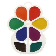 Луч Акварель "Луч", "Цветочек", 8 цветов, без кисти