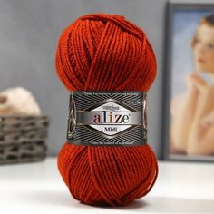 ALIZE Пряжа "Superlana midi" 25% шерсть, 75% акрил 170м/100гр (36 керамика)