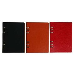 Органайзер на кольцах "Престиж" А5, 92 листа в линейку, обложка кожзам, микс (1 шт.) Pro Market