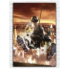 Картина по номерам на холсте игра Tom Clancys Rainbow Six Vegas (PS, Xbox, PC, Switch) - 11020 В 60x40
