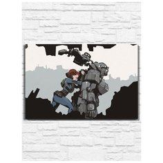 Картина по номерам на холсте игра fallout 76 - 9564 Г 30x40