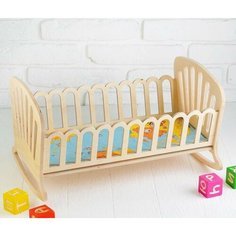 Кроватка-качалка AltairToys для кукол, 31 см МК-006