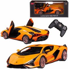 Машина р/у 1:14 Lamborghini Siant оранжевый цвет, 2,4 G, открывающиеся дверцы Rastar