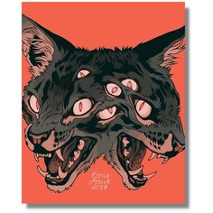 Картина по номерам " Кот " холст на подрамнике 40х60