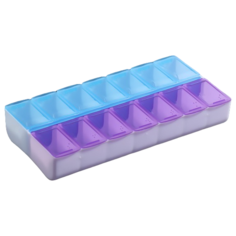 Органайзер Queen Fair для декора 7917604, 14.5 х 7.3 см голубой/фиолетовый