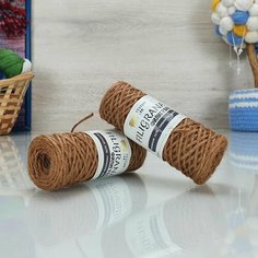 Пряжа Прочее Филиграна (Filigrana), тем. бежевый - 14, 100% джут, 5 мотков, 250 г, 45 м. Малик