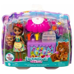 Игровой набор Enchantimals "Тележка с мороженым" / GJX35-HHB88
