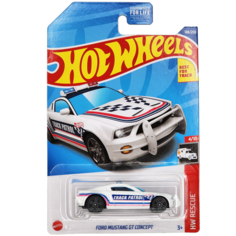 Базовая машинка Hot Wheels FORD MUSTANG GT CONCEPT, белая, Хот Вилс Mattel арт. 5785/HCW25