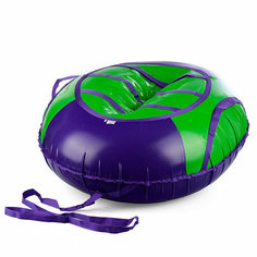 Санки-ватрушка, серия "Спорт", 120см, фиолетово-зеленый (в пакете) Belon Familia