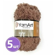 Пряжа YarnArt Mink (332), светлый какао, 5 шт. по 50 г