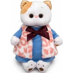 Игрушка мягкая кошечка ЛИ-ЛИ в меховом жилете 27 см BUDI BASA LK27-115