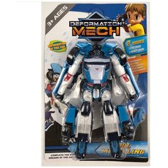 Игрушка трансформер 14 х 4,5 х 18 см, 2 в 1 робот и машинка , 8825В, 551534 Zhorya